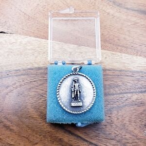President George Washington Silver Token Pendant 1" x .75"